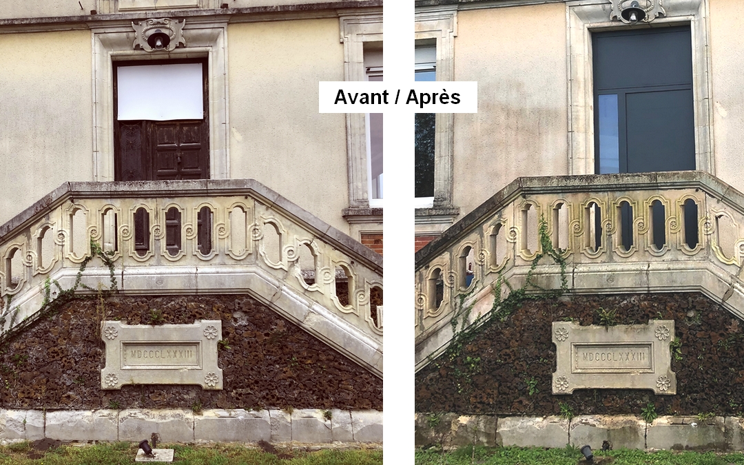 Le mariage harmonieux du passé et du présent. Découvrez le mariage parfait entre tradition et modernité ! Notre équipe experte redonne vie à cette majestueuse maison de maître datant de 1883 grâce à une rénovation méticuleuse. L'élément central ? Une porte d'entrée en aluminium BEL’M, à la fois robuste et sophistiquée, offrant une touche contemporaine à l'esthétique classique de cette demeure. Fusionnant innovation et style, cette porte apporte raffinement à votre espace. Son design épuré s'harmonise parfaitement avec l'architecture traditionnelle, ajoutant une note de modernité à l'ensemble. Laissez-vous séduire par le mariage harmonieux du passé et du présent. Contactez-nous dès aujourd'hui pour donner une nouvelle vie pleine de charme à votre demeure historique !