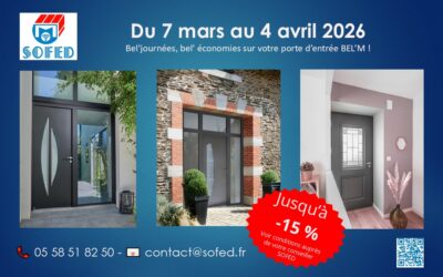 Offre promo Bel&rsquo;m : Jusqu&rsquo;à -15% sur votre porte d&rsquo;entrée