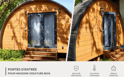 Fenêtres aluminium Schüco et construction bois Aeva Dome